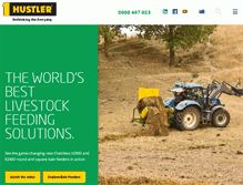 Tablet Screenshot of hustlerequipment.com